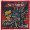 SMALL PATCH/Metal Rock/SCANNER / Hypertrace RED border (SP)