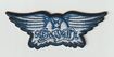 SMALL PATCH/Metal Rock/AEROSMITH / Wings Blue SHAPED (SP)