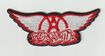 SMALL PATCH/Metal Rock/AEROSMITH / Wings Red SHAPED (SP)