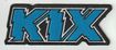 SMALL PATCH/Metal Rock/KIX / Blue Logo SHAPED (SP)