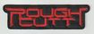 SMALL PATCH/Metal Rock/ROUGH CUTT / Red Logo SHAPED (SP)