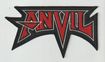 SMALL PATCH/Metal Rock/ANVIL / Red Logo SHAPED (SP)