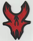 SMALL PATCH/Metal Rock/WARLORD / W Symbol Red SHAPED (SP)