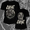 /GRAVE Into The Grave Demo  T-shirt （L)