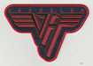 SMALL PATCH/Metal Rock/VAN HALEN / Classic Logo SHAPED (SP)