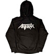 /ANTHRAX / Anthrax Logo (L) (Pullover Hoodie_ Black)