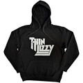 THIN LIZZY / Thin Lizzy Stacked Logo (L) (XL) (Pullover Hoodie_ Black) []