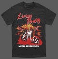 LIVING DEATH / Metal Revolution (Regular T-Shirt)�y�󒍓��׏��i 2026�N3��9���i���j�X���܂ł̎�t���z []