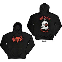 SLAYER / Slatanic (L) (XL) (Pullover Hoodie_ Black) (Back Print)[]