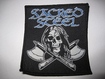 SMALL PATCH/Metal Rock/SACRED STEEL / Skull (SP)