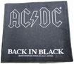 SMALL PATCH/Metal Rock/AC/DC / Back in Black (SP)
