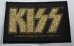 SMALL PATCH/Metal Rock/KISS / Gold Logo (SP)