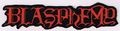 BLASPHEMY / red logo (SP) SHAPED []