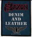 SMALL PATCH/Metal Rock/SAXON / Denim and Leather (SP)