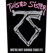 BACK PATCH/Metal Rock/TWISTED SISTER / We're not gonna take it (BP)