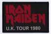 SMALL PATCH/Metal Rock/IRON MAIDEN / UK Tour 1980 (SP)