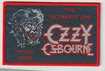 SMALL PATCH/Metal Rock/OZZY OSBOURNE  / The Ultimate Sin Tour 1986 (SP)