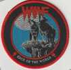 SMALL PATCH/Metal Rock/WOLF / Edge of the World CIRCLE (SP)