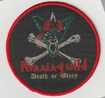 SMALL PATCH/Metal Rock/RUNNING WILD / Death or Glory CIRCLE-RED (SP)