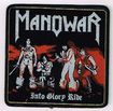 SMALL PATCH/Metal Rock/MANOWAR / Into Glory Ride (SP)
