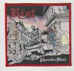 SMALL PATCH/Metal Rock/RIOT / Thundersteel RED border (SP)