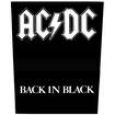 BACK PATCH/Metal Rock/AC/DC / Back in Black (BP)