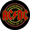 BACK PATCH/Metal Rock/AC/DC / High Voltage Rock N' Roll CIRCLE (BP)