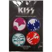 SMALL PATCH/Metal Rock/KISS / 4 アイコン patch セット