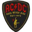 SMALL PATCH/Metal Rock/AC/DC / ピック型 SHAPED (SP)