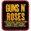 SMALL PATCH/Metal Rock/GUNS N' ROSES / logo red border (SP)