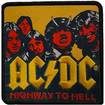 SMALL PATCH/Metal Rock/AC/DC / Highway To Hell Alt Colour (SP)