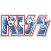 SMALL PATCH/Metal Rock/KISS / Infill Logo SHAPED (SP)