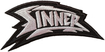 SMALL PATCH/Metal Rock/SINNER / Logo SHAPED (SP)