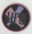 SMALL PATCH/Metal Rock/UFO / Logo CIRCLE (SP)