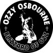 BACK PATCH/Metal Rock/OZZY PSBOURNE / Blizzard of Ozz CIRCLE (BP)