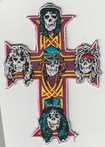 SMALL PATCH/Metal Rock/GUNS N' ROSES / Appetite for destruction SHAPED (SP)