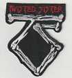 SMALL PATCH/Metal Rock/TWISTED SISTER / Logo SHAPED (SP)