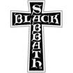 SMALL PATCH/Metal Rock/BLACK SABBATH / Cross Logo (SP)
