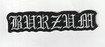 SMALL PATCH/Black Death/BURZUM / Logo SHAPED (SP)