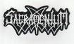SMALL PATCH/Black Death/SACRAMENTUM / Logo SHAPED (SP)