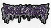 SMALL PATCH/Black Death/DISSECTION / Purple Logo SHAPED (SP)