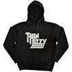 /THIN LIZZY / Thin Lizzy Stacked Logo (L) (XL) (Pullover Hoodie_ Black)