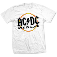 AC/DC / Back in Black T-SHIRT (White/M)[]