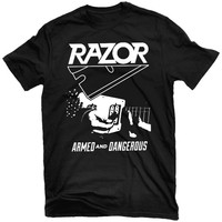 RAZOR/ Armed and Dangerous T-Shirts (受注入荷商品* 2022年9月19日（月）閉店時までの受付け。)[]