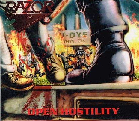 RAZOR / Open Hostility +8 (2015 re-issue)
