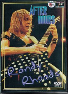 RANDY RHOADS	 / AFTER HOURS@i1DVDR)