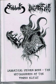 SABBAT/PAGAN FIRE / Sabbatical Vemin Born (split) (TAPE)