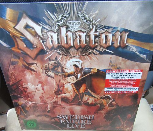 SABATON / Swedish empire live EARBOOK Ultimate version (2Bluray/3DVD/1CD/Book)