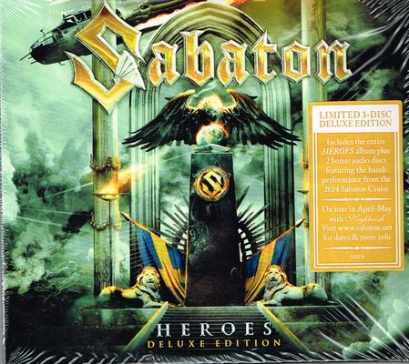 SABATON / Heroes - Delux edition (3CD/digi)