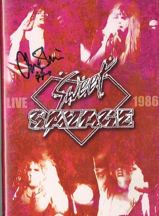 SWEET SAVAGE / LIVE 1986 (official bootleg DVDR/MTCI)